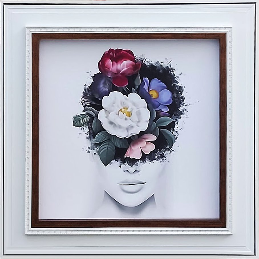 WOMAN WITH FLOWER ON HER HEAD - Imagem 3